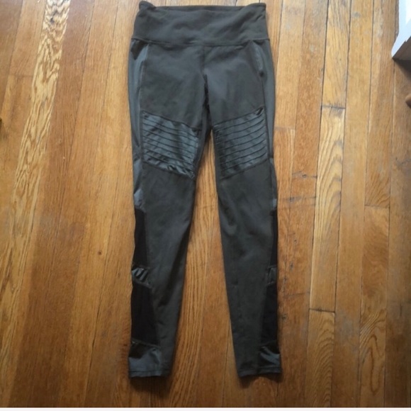 Athleta Moto leggings size S army green - Picture 1 of 5